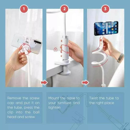 UGREEN Rotatable Adjustable Gooseneck Desktop Phone Holder