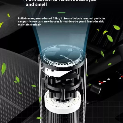 BDI Portable Car Air Purifier w/ HEPA Filter Negative Ion Generator Deodorizer