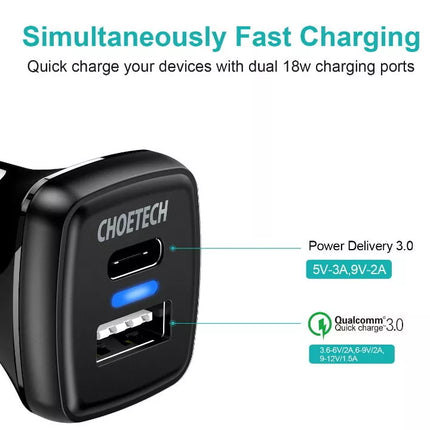 Choetech T521-S Qi Wireless Car Charging Stand Mount 10W Wireless Charger Phone