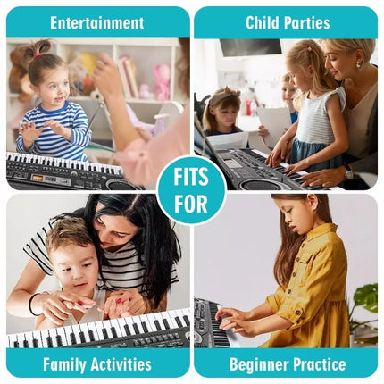 SEMART 61 Keys Multi-Function Music Electronic Piano Keyboard - Smart Music Toy