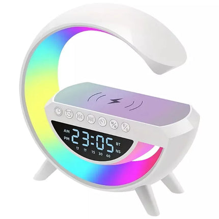 BDI Bedside Table Atmosphere Lamp w/ 15W Quick Wireless Charger & Speaker