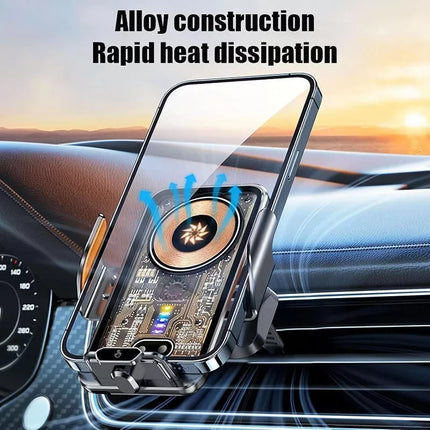 BDI M7 66W Fast Wireless Car Charger Mount Auto-Clamping - iPhone 16, Galaxy S24