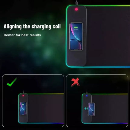 Choetech 15W Wireless Charging RGB Gaming Mouse Pad Extra Large 90cm x 30cm