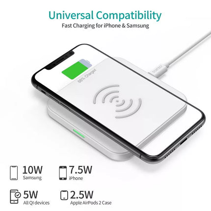 Choetech T511 10W Universal Qi Certified Fast Wireless Charging Pad