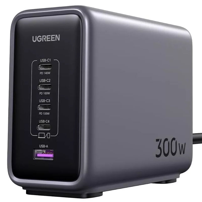 UGREEN 300W Nexode 5 Port GaN III USB Type-C PD 3.1 Fast Charger Laptop Charging