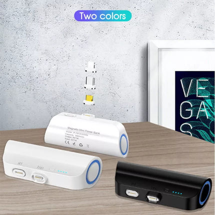 Choetech B660 Mini Power Bank 3000mAh with 3 Magnetic Connectors -Plane Allowed