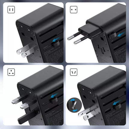 Choetech GaN Universal Travel Adapter Power Plug PD5008, PD5009, PD6028