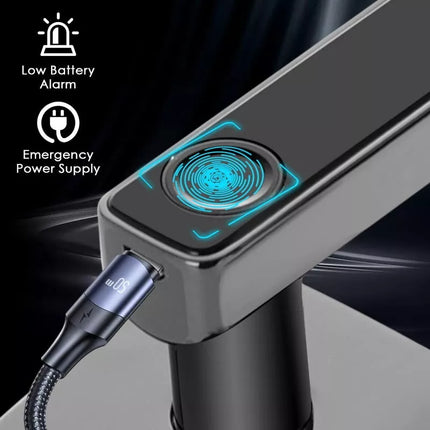 BDI Premium Fingerprint Passcode Smart Keyless Digital Door Lock Mortise Handle