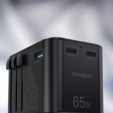 Choetech GaN Universal Travel Adapter Power Plug PD5008, PD5009, PD6028