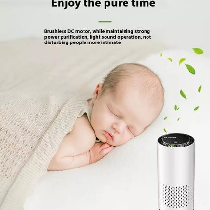 BDI Portable Car Air Purifier w/ HEPA Filter Negative Ion Generator Deodorizer