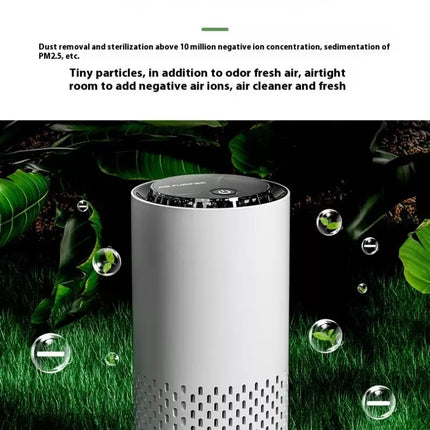 BDI Portable Car Air Purifier w/ HEPA Filter Negative Ion Generator Deodorizer