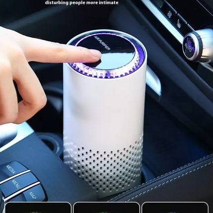 BDI Portable Car Air Purifier w/ HEPA Filter Negative Ion Generator Deodorizer