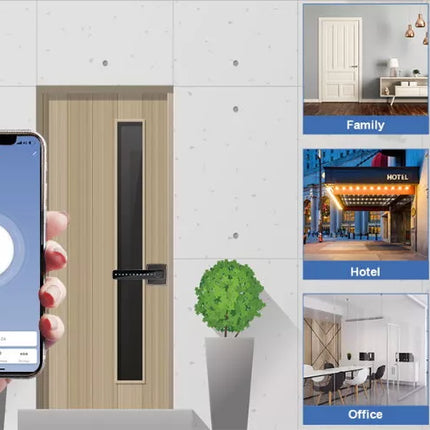 BDI Premium Fingerprint Passcode Smart Keyless Digital Door Lock Mortise Handle