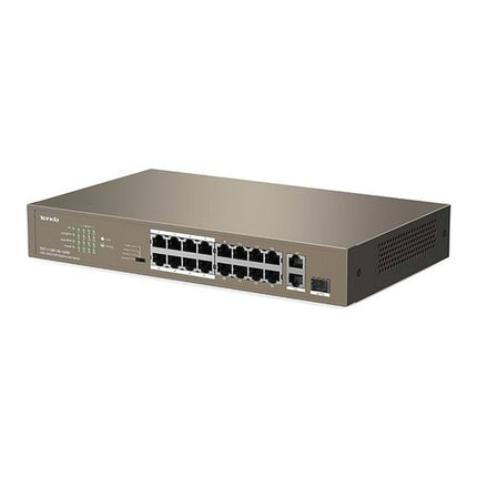 Tenda TEF1118P-16-150W 16FE+2GE/1SFP Desktop Switch With 16-Port PoE