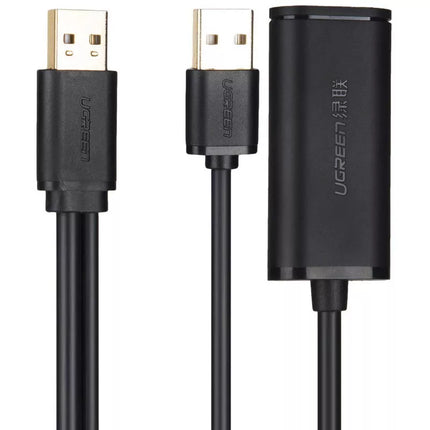 Ugreen USB 2.0 Active Extension Cable with USB for Power w/ Chipset -Plug & Play