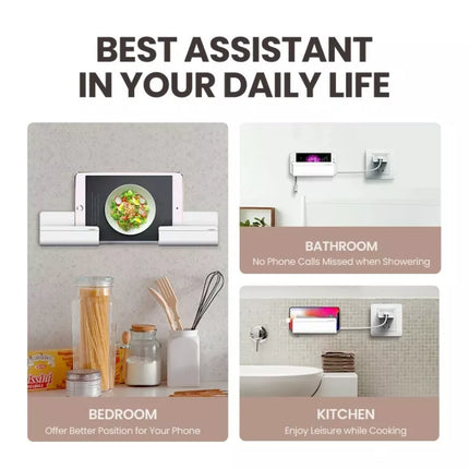 UGREEN Adhesive Wall Mount Phone Holder for Charging - iPhone, Samsung