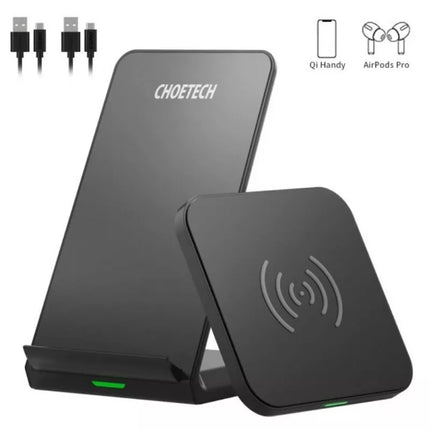 CHOETECH MIX00087 (T524S+T511S) Qi 10W/7.5W Fast Wireless Charging Stand and Pad