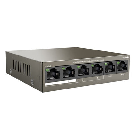 Tenda TEF1106P-4-63W 6-Port 10/100Mbps Switch with 4-Port PoE