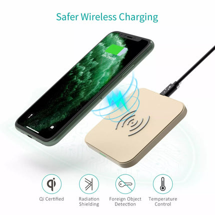 Choetech T511 10W Universal Qi Certified Fast Wireless Charging Pad