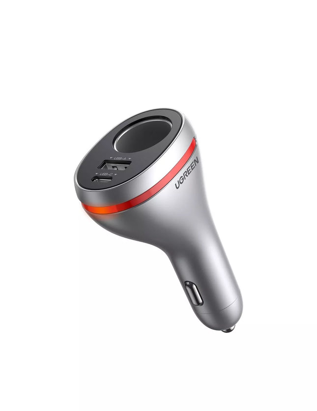 UGREEN 84W 3-Port PD & QC USB C Fast Car Charger 12V/24V 5A Cigarette Lighter