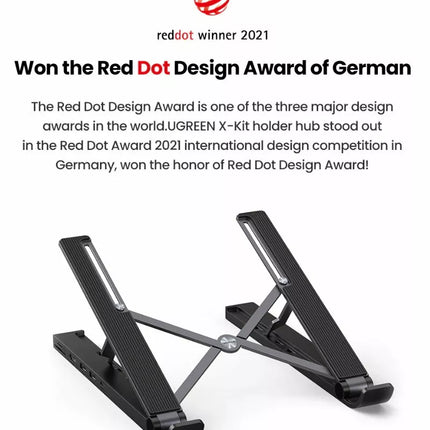 Ugreen X-Kit Laptop Stand with 5-in-1 USB-C Docking Station HDMI 4K USB 3