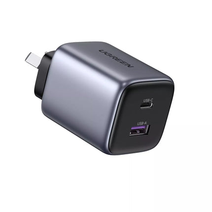 UGREEN 35W Nexode GaN 2-Ports USB-C & USB-A PD3.0 Fast Wall Charger iPhone 16