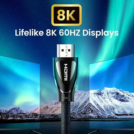 UGREEN 8K HDMI V2.1 to HDMI Cable 48Gbps Ultra High Speed PS5 XBOX HDTV Blu-ray
