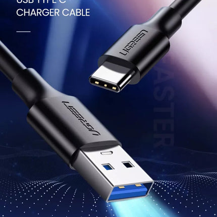 UGREEN USB 3.0 to USB-C Cable w/ 3A QC 3.0 Fast Charging for iPhone 16, 15, S24