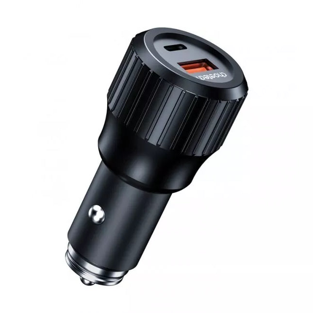 Choetech TC0010 63W USB Type-C Car Charger Adapter Dual Port Quick Charge Cigarette