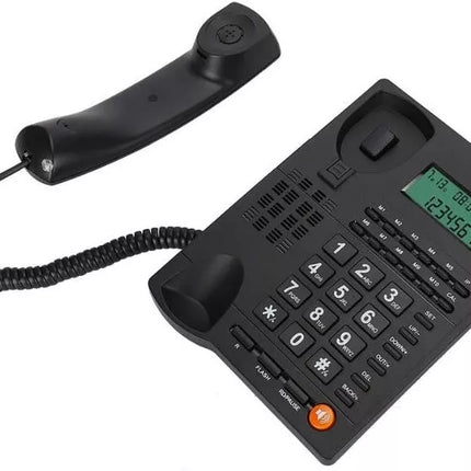 BDI Landline Corded Telephone Caller ID Desk Phone w/ Large Button Home/Office