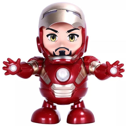 Iron Man Tony Stark Superhero Dancing Hero Action Figure Music and Light Toys
