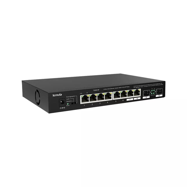 Tenda TEM2010F 8-Port 2.5G Ethernet Switch with 2*2.5G SFP slots