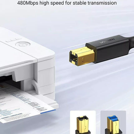 UGREEN USB Printer Cable USB 2.0 Type A Male to Type B Male for Printer Scanner