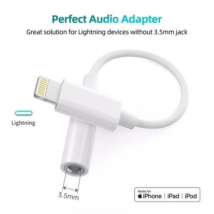 Choetech MFi Certified Lightning to 3.5mm AUX Headphone Audio Jack Adapter