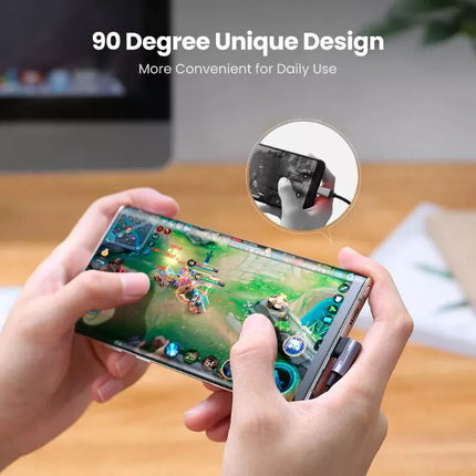 Ugreen 90° Angled Right Angle USB C to USB C Cable PD 60W 3A Fast Charging