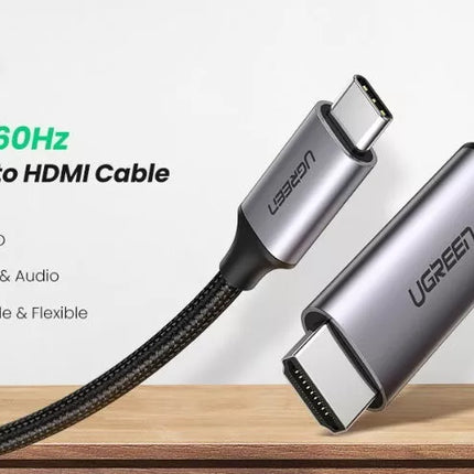 UGREEN USB-C Male to 4K HDMI Male Cable 1.5m - Support MacBook Thunderbolt