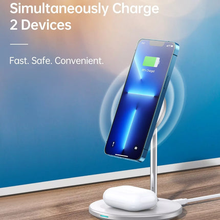 Choetech 2-in-1 MagSafe iPhone Magnetic Wireless Charger Stand iPhone 16