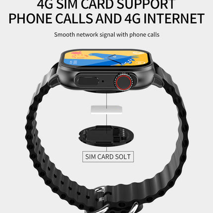 Global 4G Ultra Smart Watch 2.0 inch Screen - U8