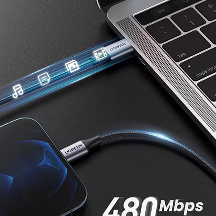 Ugreen USB-C to Lightning Fast Charging Cable MFi Certified PD & Data Sync