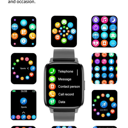 DTX MAX 1.9 Inch HD Display IP68 Waterproof NFC Payment Smart Watch