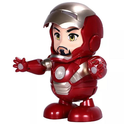 Iron Man Tony Stark Superhero Dancing Hero Action Figure Music and Light Toys