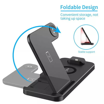 BDI 4-in-1 15W Wireless Fast Charging Station for Apple Watch iPhone AirPods