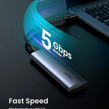 Ugreen M.2 SATA NGFF External SSD Enclosure USB 3.1 to B-Key M&B Key w/ UASP