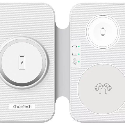 Choetech T616 3-in-1 MagSafe Wireless Charger for iPhone, Apple Watch, AirPods