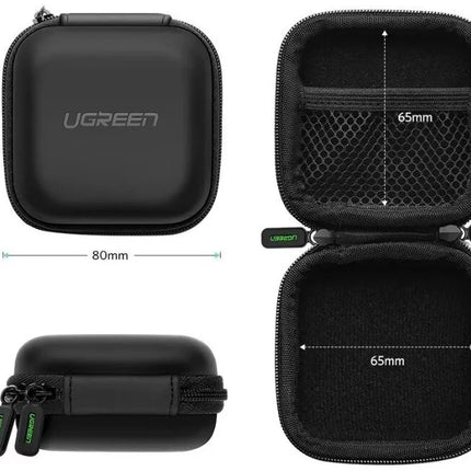 UGREEN Earbuds Earphone Carrying Case Holder Storage Bag with Carabiner