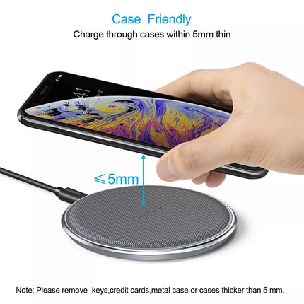 Choetech T539-S 10W Fast Wireless Charger Charging Pad Qi Certified