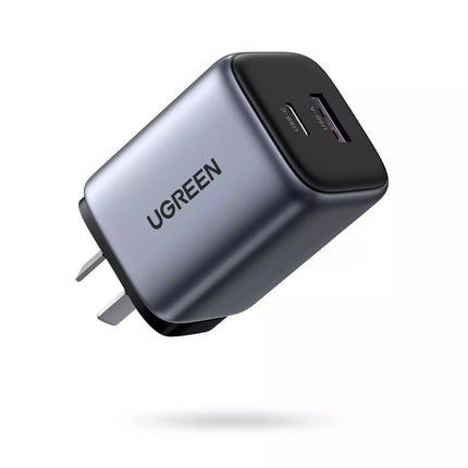 UGREEN 35W Nexode GaN 2-Ports USB-C & USB-A PD3.0 Fast Wall Charger iPhone 16