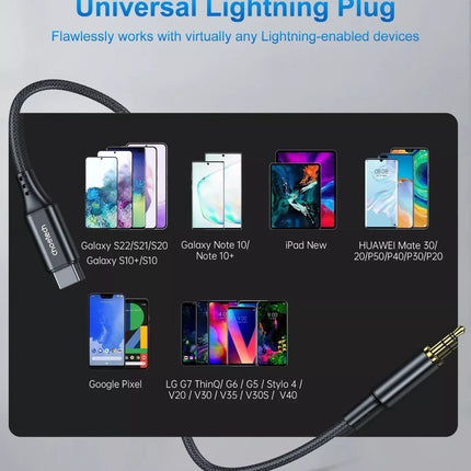Choetech USB C Type-C To 3.5mm Male AUX Audio Cable Adapter Hi-Fi iPhone 16 S23