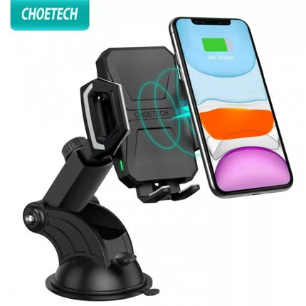 Choetech T521-S Qi Wireless Car Charging Stand Mount 10W Wireless Charger Phone