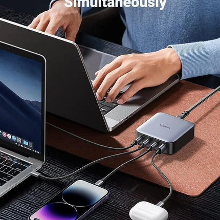UGREEN 100W USB-C Charger Nexode 4-Port GaN II Charging Station MacBook Pro